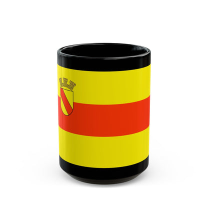 Flag of Baden Baden Germany - Black Coffee Mug-15oz-The Sticker Space