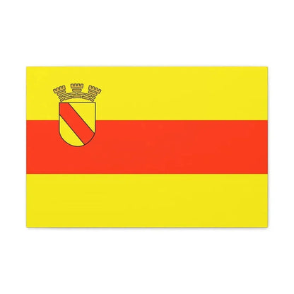 Flag of Baden Baden Germany - Canvas Wall Art 24″ x 16″ 1.25" - The Sticker Space