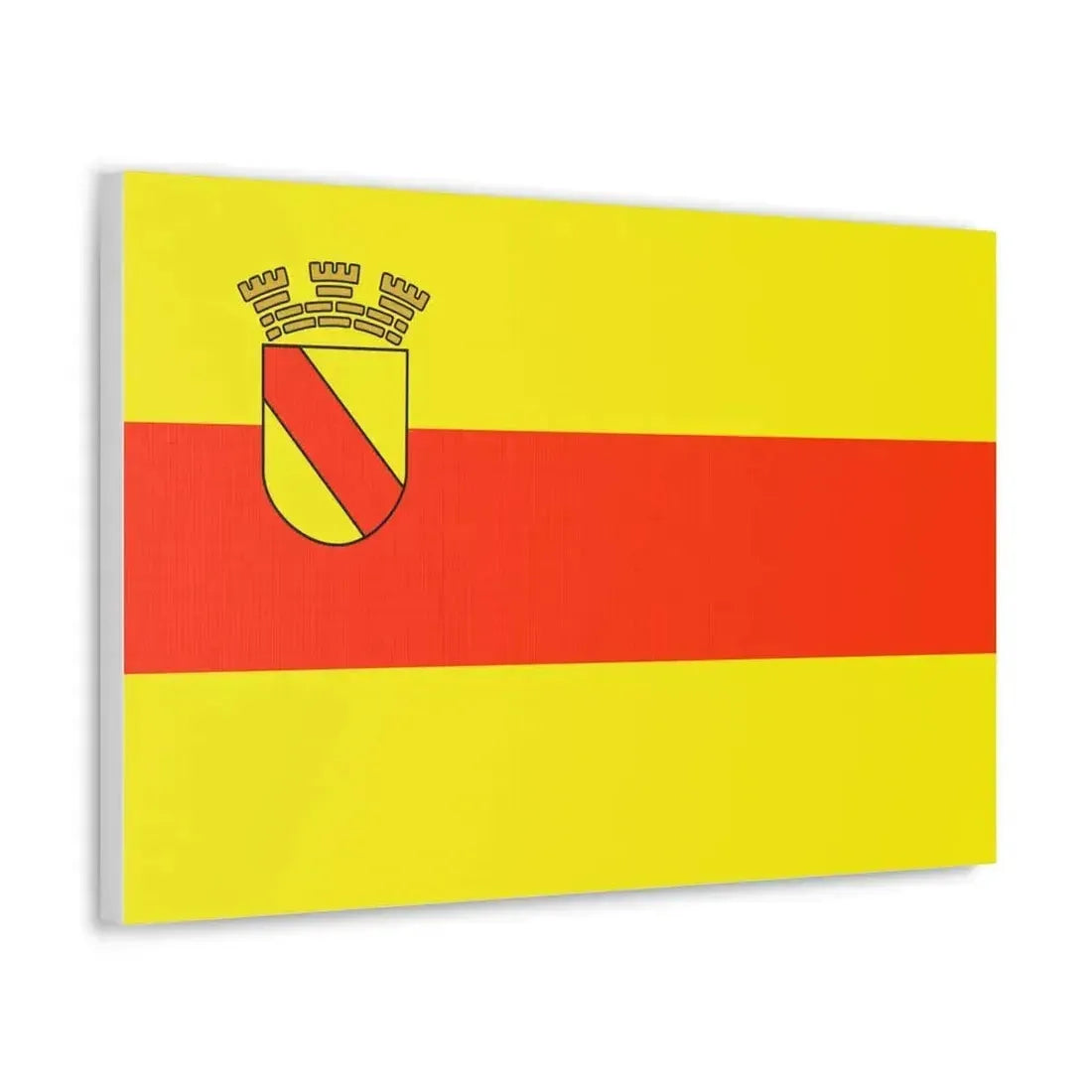 Flag of Baden Baden Germany - Canvas Wall Art - The Sticker Space