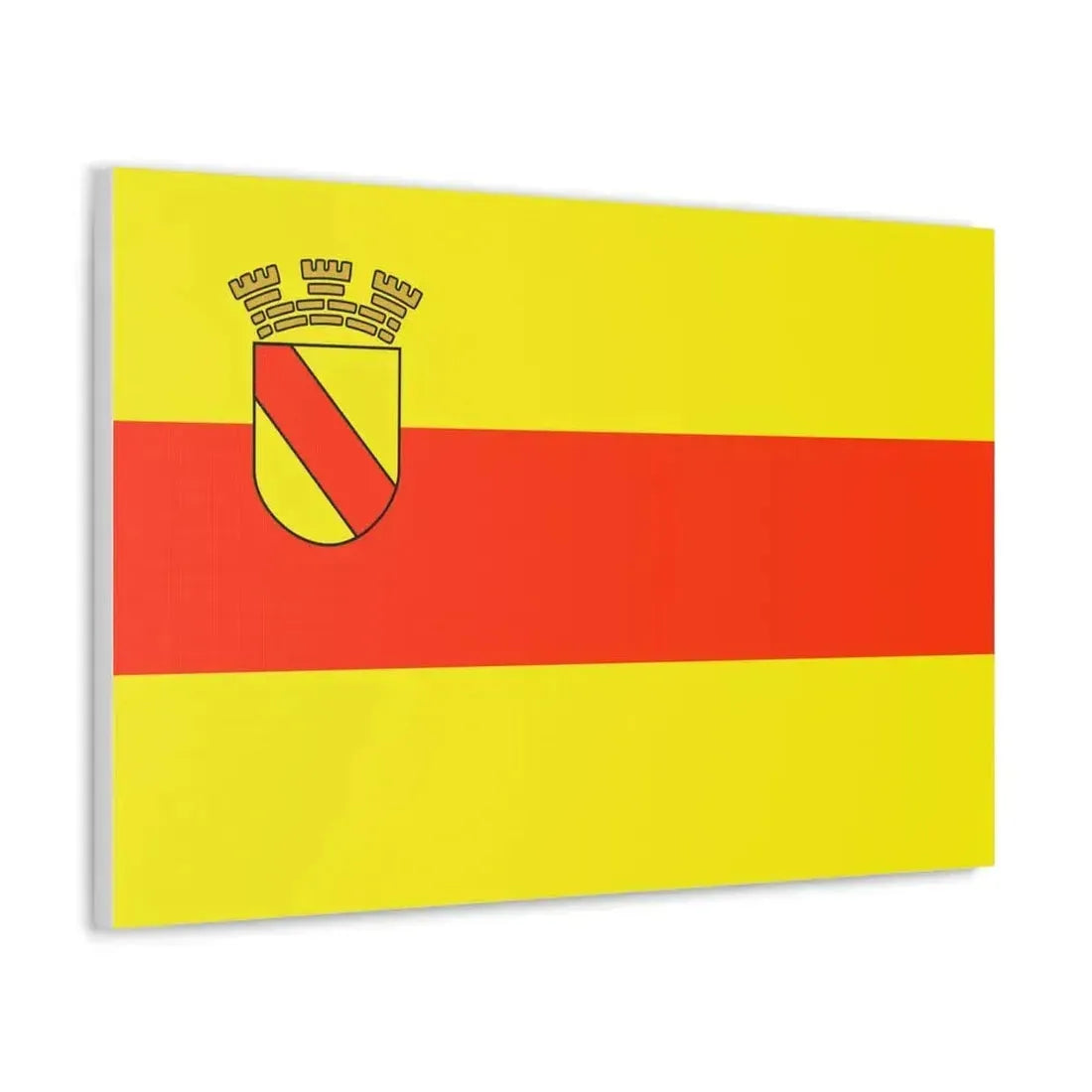 Flag of Baden Baden Germany - Canvas Wall Art - The Sticker Space