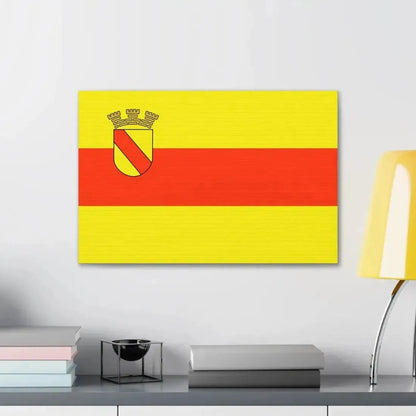 Flag of Baden Baden Germany - Canvas Wall Art - The Sticker Space