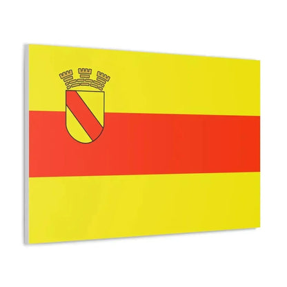 Flag of Baden Baden Germany - Canvas Wall Art - The Sticker Space