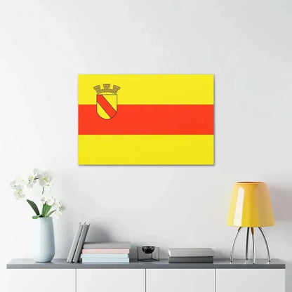 Flag of Baden Baden Germany - Canvas Wall Art - The Sticker Space