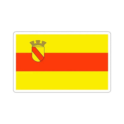 Flag of Baden Baden Germany STICKER Vinyl Die-Cut Decal 3 Inch - The Sticker Space