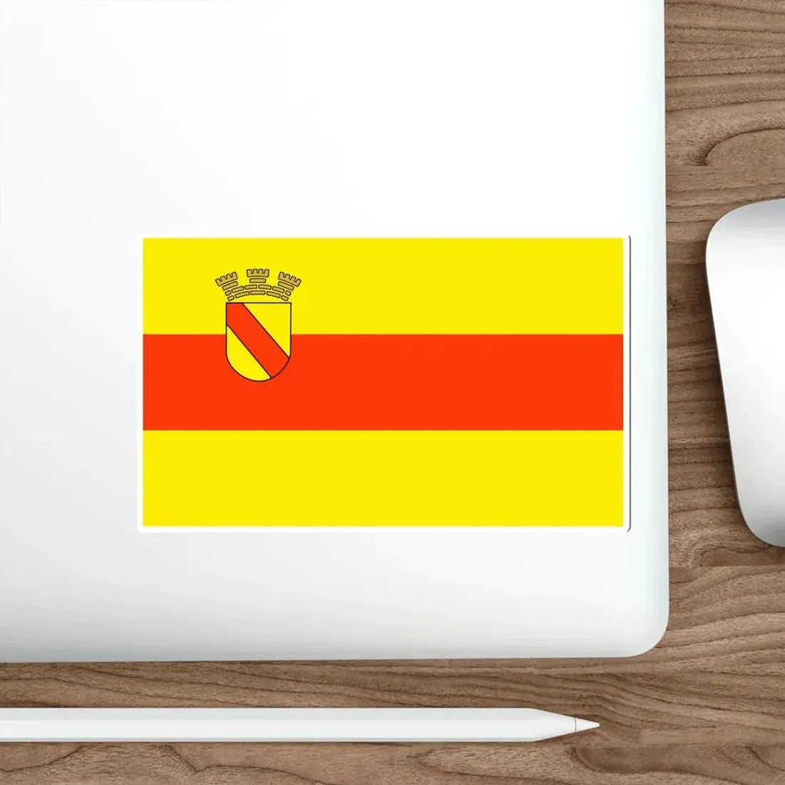 Flag of Baden Baden Germany STICKER Vinyl Die-Cut Decal - The Sticker Space