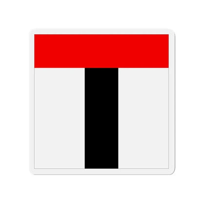 Flag of Baden Switzerland - Refrigerator Magnet 3 Inch - The Sticker Space