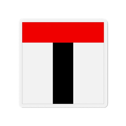 Flag of Baden Switzerland - Refrigerator Magnet 4 Inch - The Sticker Space