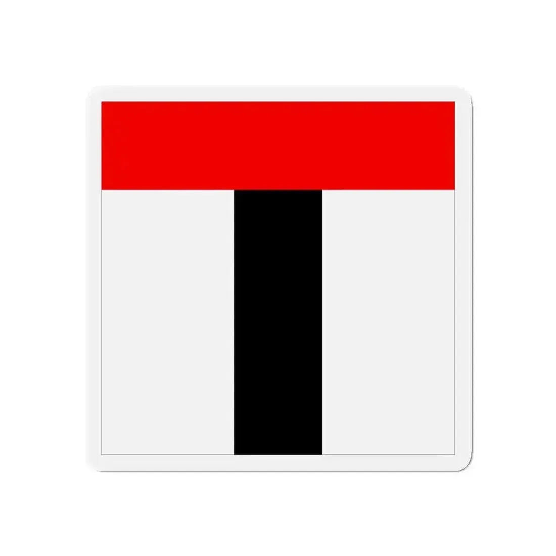 Flag of Baden Switzerland - Refrigerator Magnet - The Sticker Space