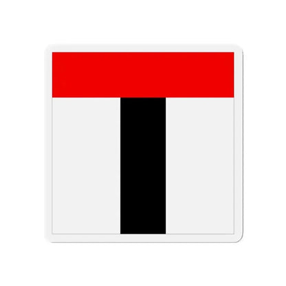 Flag of Baden Switzerland - Refrigerator Magnet - The Sticker Space