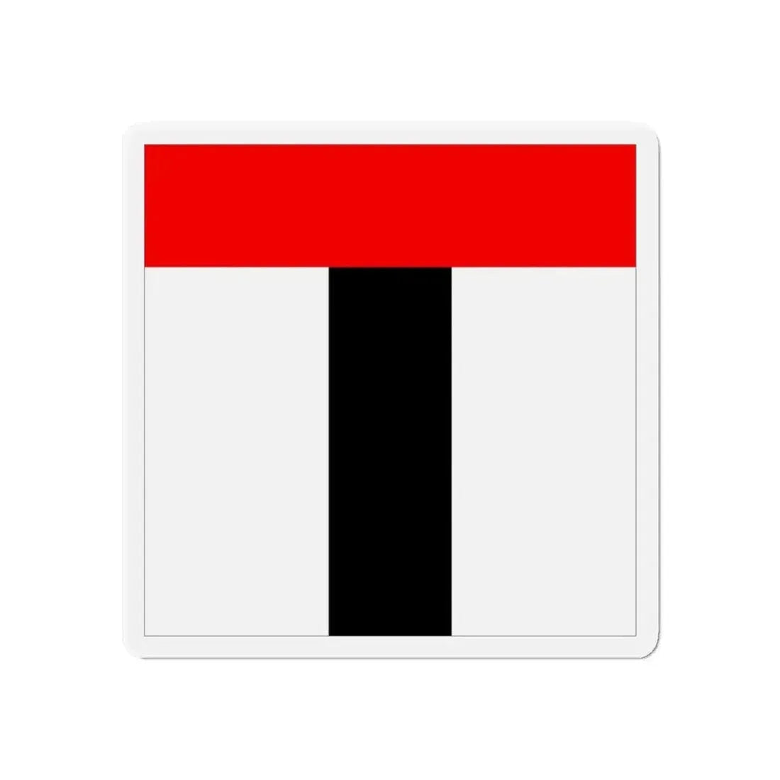 Flag of Baden Switzerland - Refrigerator Magnet - The Sticker Space