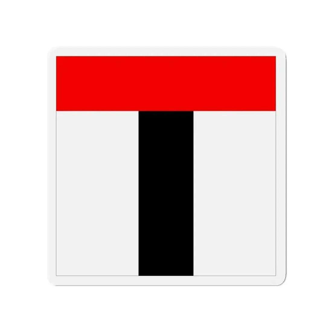 Flag of Baden Switzerland - Refrigerator Magnet - The Sticker Space