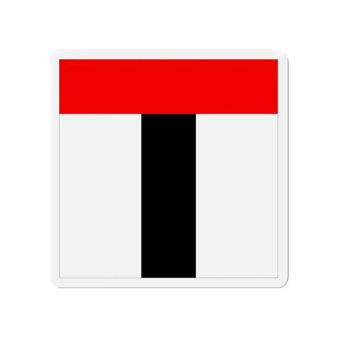 Flag of Baden Switzerland - Refrigerator Magnet - The Sticker Space