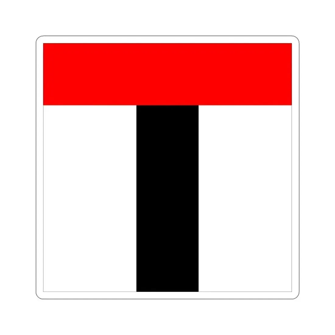 Flag of Baden Switzerland STICKER Vinyl Die-Cut Decal 2 Inch - The Sticker Space