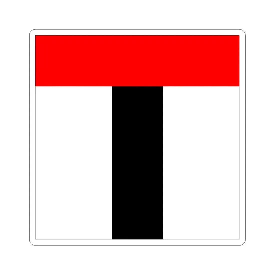 Flag of Baden Switzerland STICKER Vinyl Die-Cut Decal 2 Inch - The Sticker Space