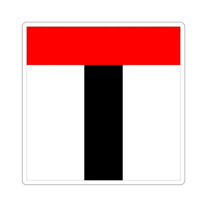 Flag of Baden Switzerland STICKER Vinyl Die-Cut Decal 3 Inch - The Sticker Space