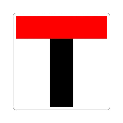 Flag of Baden Switzerland STICKER Vinyl Die-Cut Decal 3 Inch - The Sticker Space