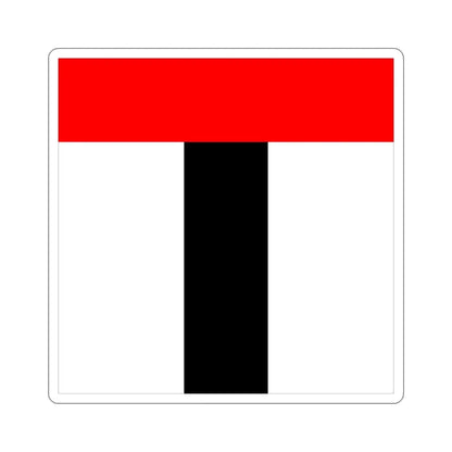 Flag of Baden Switzerland STICKER Vinyl Die-Cut Decal - The Sticker Space