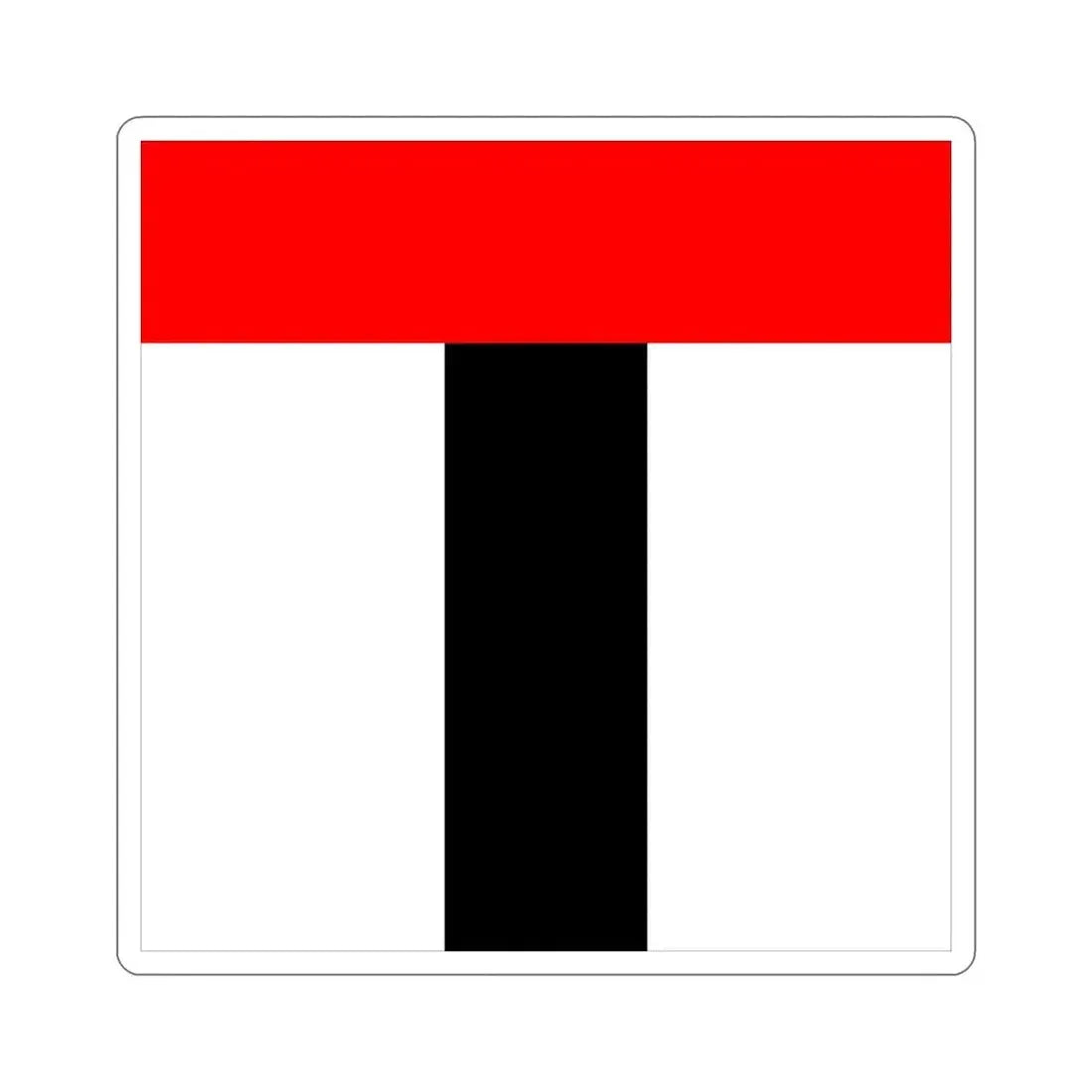 Flag of Baden Switzerland STICKER Vinyl Die-Cut Decal - The Sticker Space