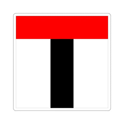 Flag of Baden Switzerland STICKER Vinyl Die-Cut Decal - The Sticker Space