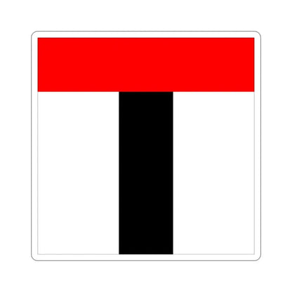 Flag of Baden Switzerland STICKER Vinyl Die-Cut Decal - The Sticker Space