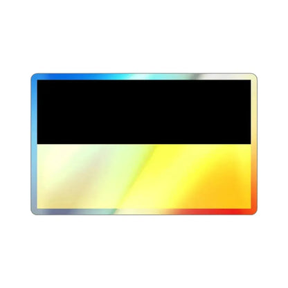 Flag of Baden Württemberg Germany Holographic STICKER Die-Cut Vinyl Decal 2 Inch - The Sticker Space
