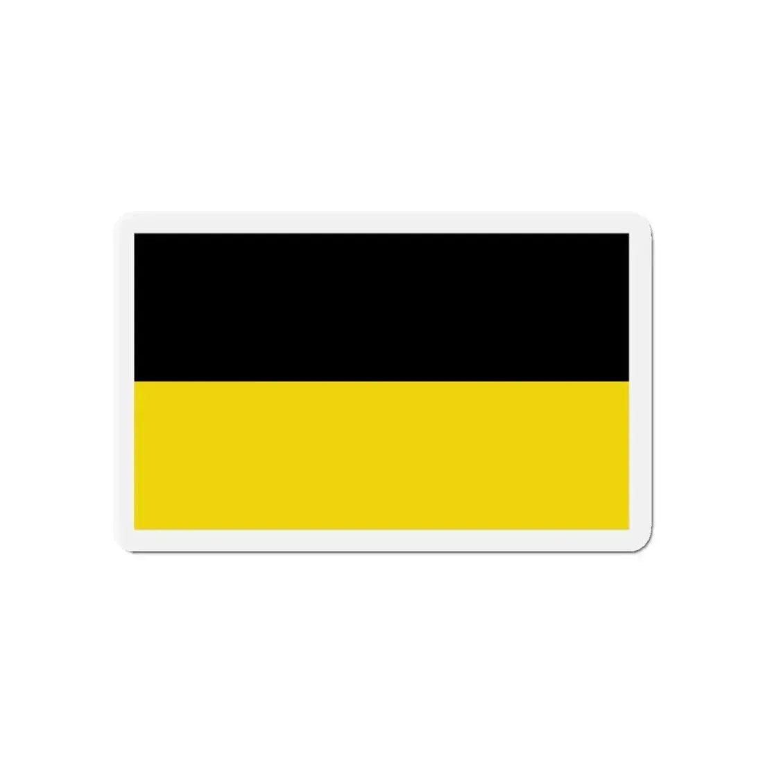 Flag of Baden Württemberg Germany - Refrigerator Magnet 4 Inch - The Sticker Space