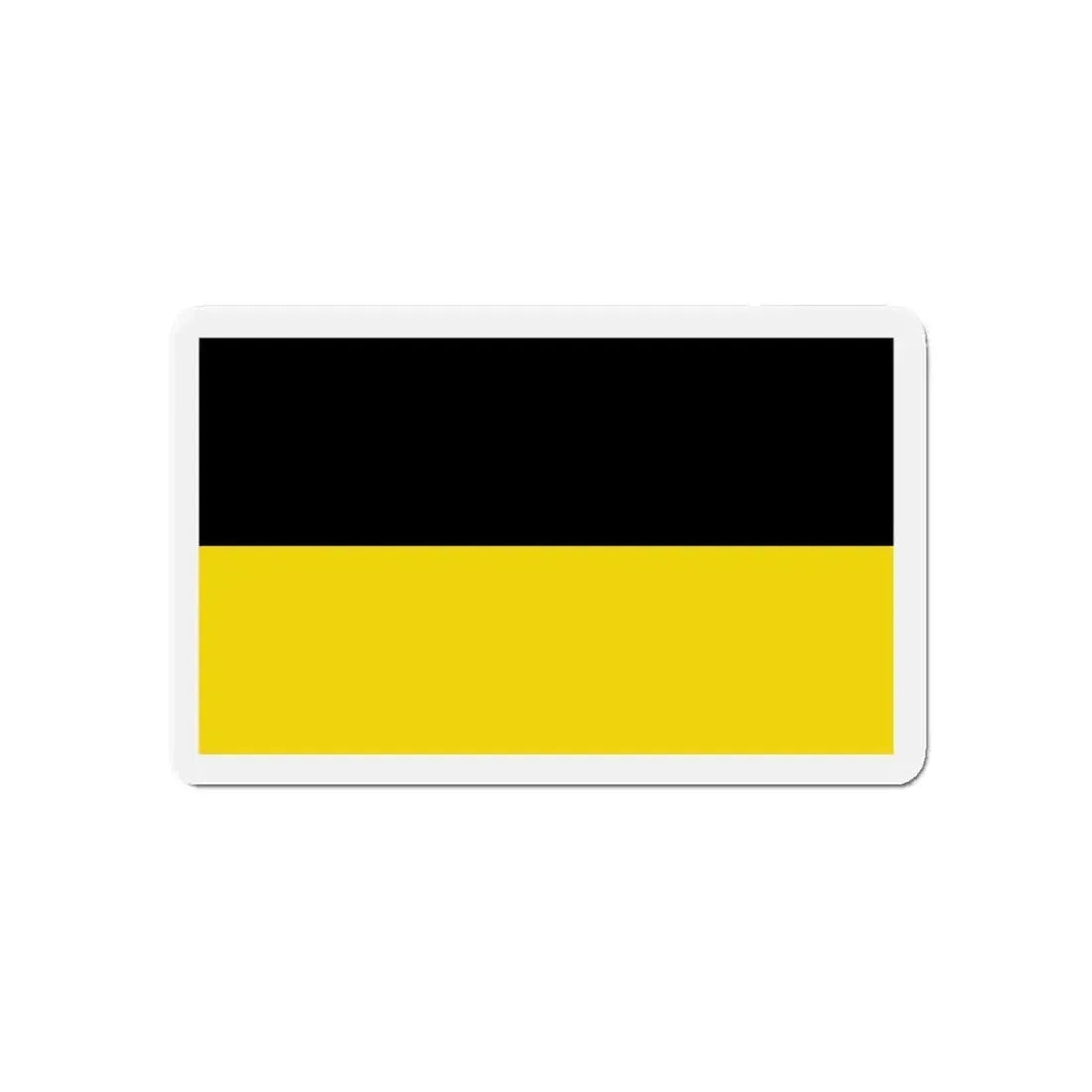 Flag of Baden Württemberg Germany - Refrigerator Magnet 5 Inch - The Sticker Space