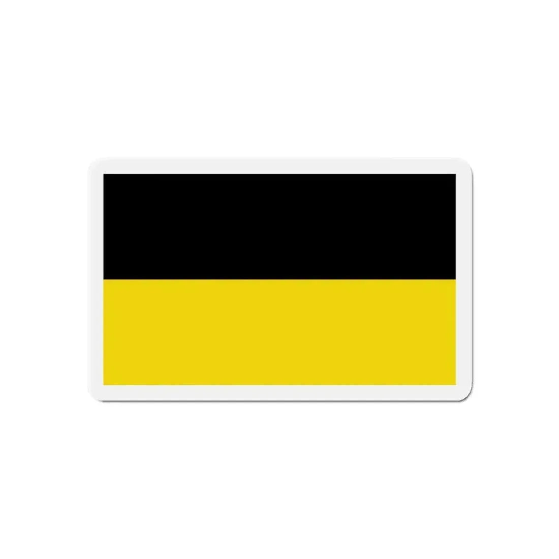 Flag of Baden Württemberg Germany - Refrigerator Magnet 6 Inch - The Sticker Space
