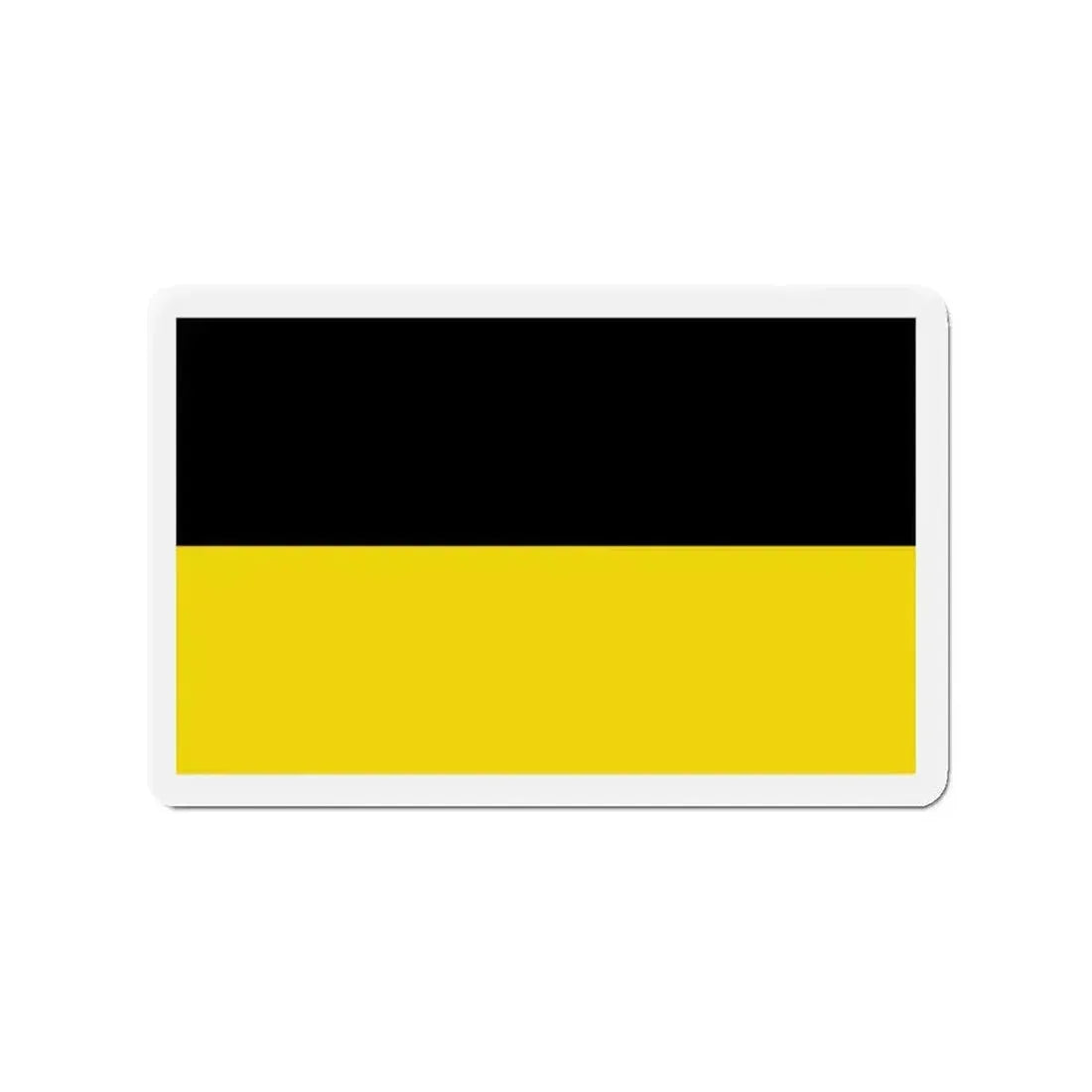 Flag of Baden Württemberg Germany - Refrigerator Magnet - The Sticker Space