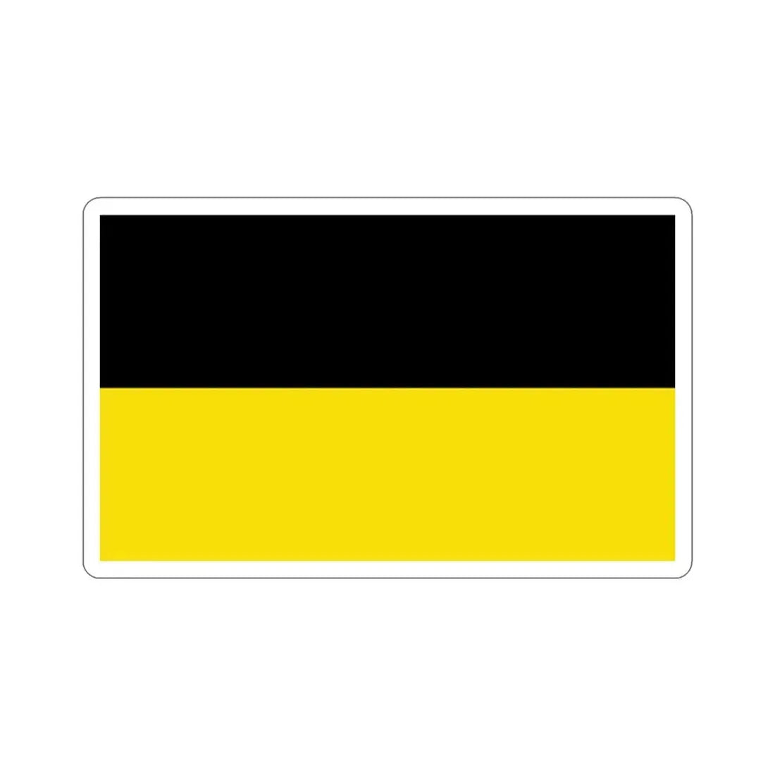 Flag of Baden Württemberg Germany STICKER Vinyl Die-Cut Decal 2 Inch - The Sticker Space