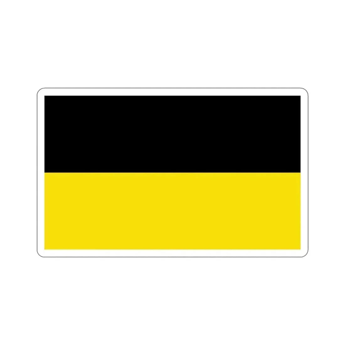 Flag of Baden Württemberg Germany STICKER Vinyl Die-Cut Decal 5 Inch - The Sticker Space