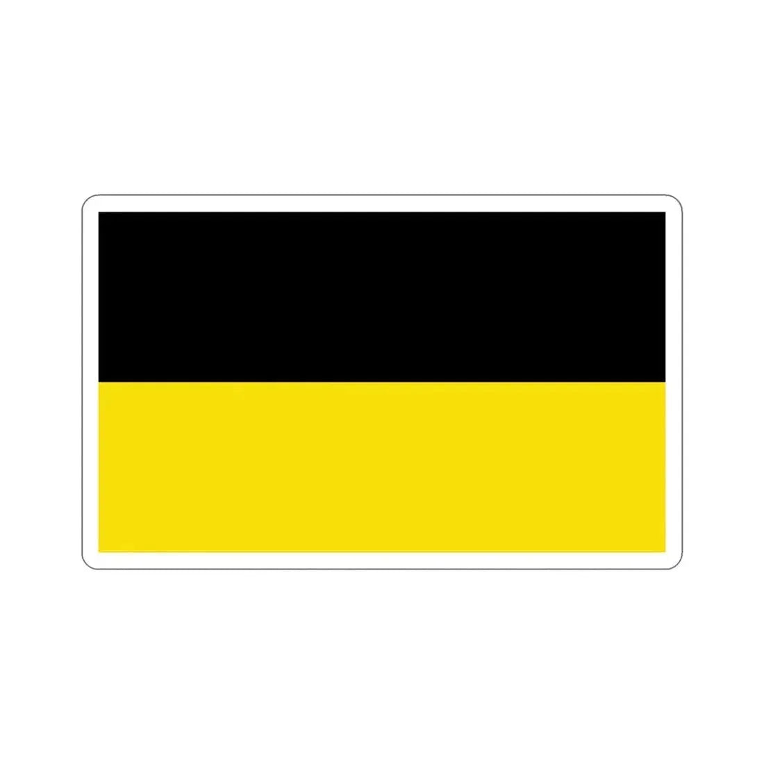 Flag of Baden Württemberg Germany STICKER Vinyl Die-Cut Decal 6 Inch - The Sticker Space