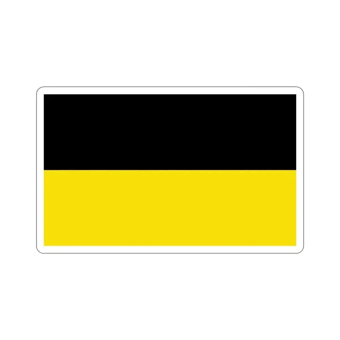Flag of Baden Württemberg Germany STICKER Vinyl Die-Cut Decal - The Sticker Space