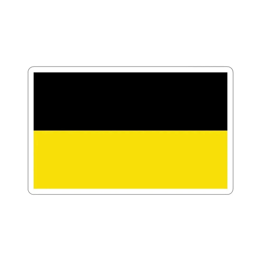 Flag of Baden Württemberg Germany STICKER Vinyl Die-Cut Decal - The Sticker Space