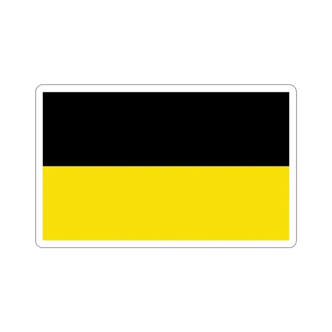 Flag of Baden Württemberg Germany STICKER Vinyl Die-Cut Decal - The Sticker Space