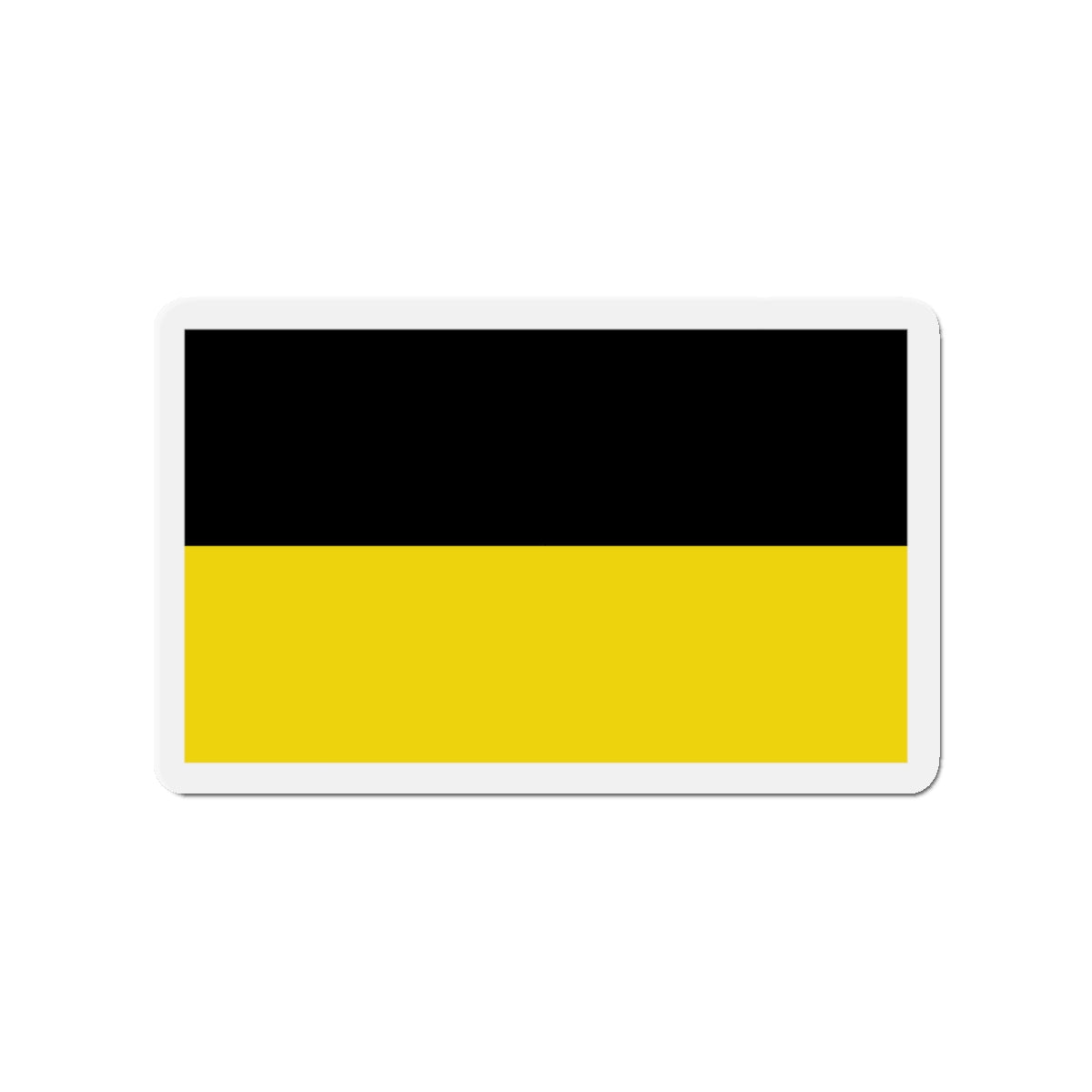 Flag of Baden Württemberg Germany - Die-Cut Magnet-3" x 3"-The Sticker Space