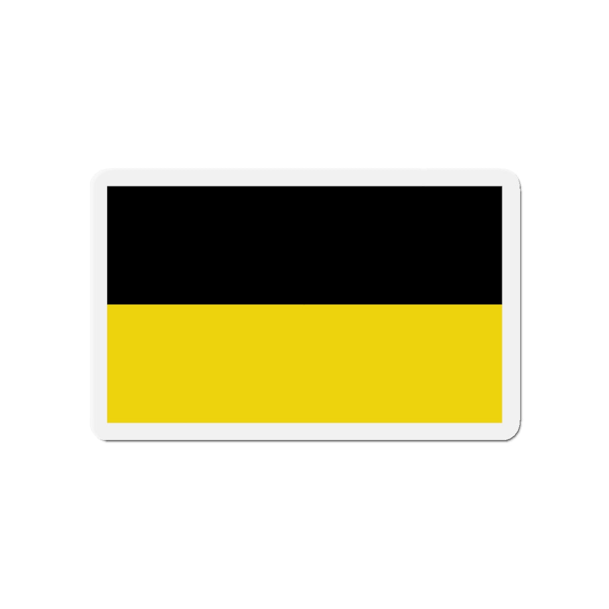 Flag of Baden Württemberg Germany - Die-Cut Magnet-4" x 4"-The Sticker Space