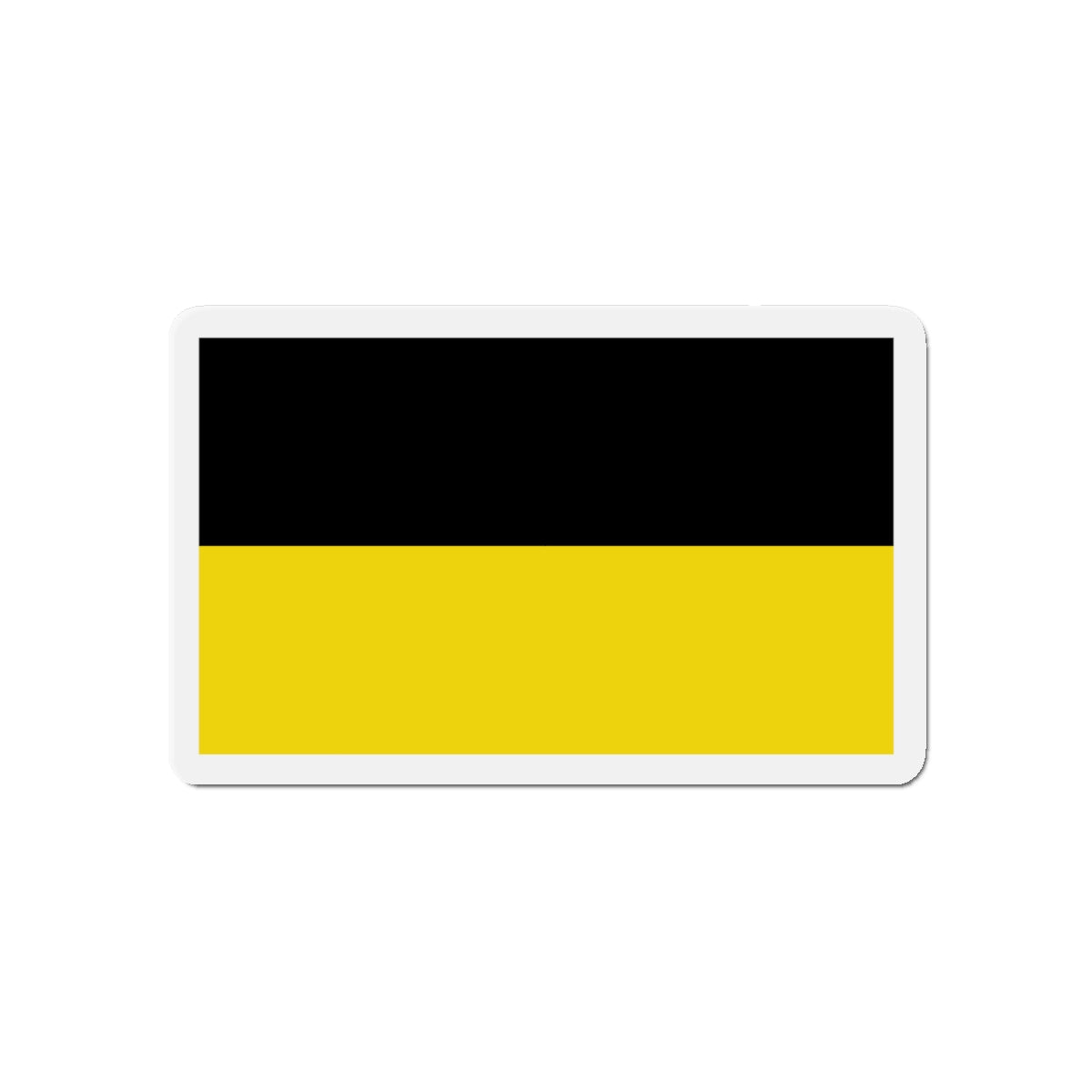 Flag of Baden Württemberg Germany - Die-Cut Magnet-5" x 5"-The Sticker Space