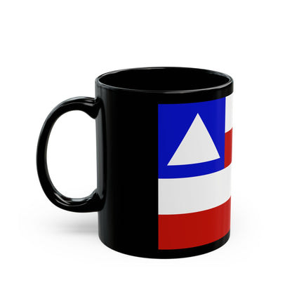 Flag of Bahia Brazil - Black Coffee Mug-The Sticker Space