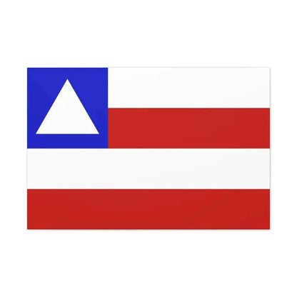 Flag of Bahia Brazil - Canvas Wall Art 36" x 24" 1.25" - The Sticker Space