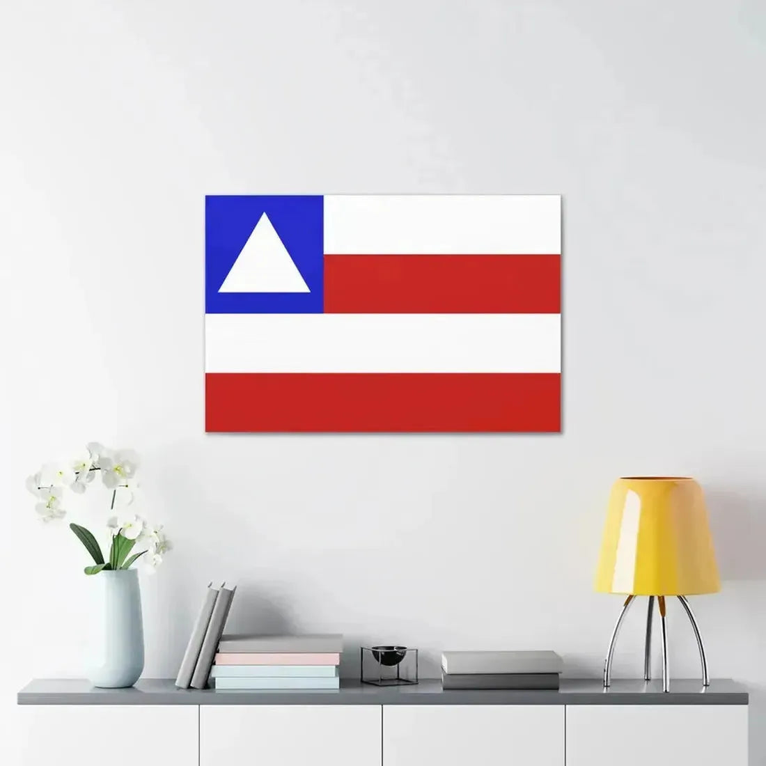 Flag of Bahia Brazil - Canvas Wall Art - The Sticker Space