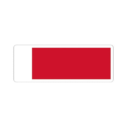 Flag of Bahrain 1820-1932 (Bahrain) STICKER Vinyl Kiss-Cut Decal 2 Inch White - The Sticker Space