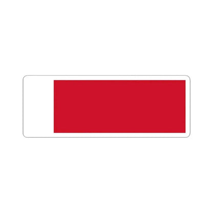 Flag of Bahrain 1820-1932 (Bahrain) STICKER Vinyl Kiss-Cut Decal 3 Inch White - The Sticker Space