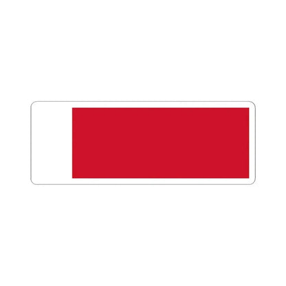 Flag of Bahrain 1820-1932 (Bahrain) STICKER Vinyl Kiss-Cut Decal 4 Inch White - The Sticker Space