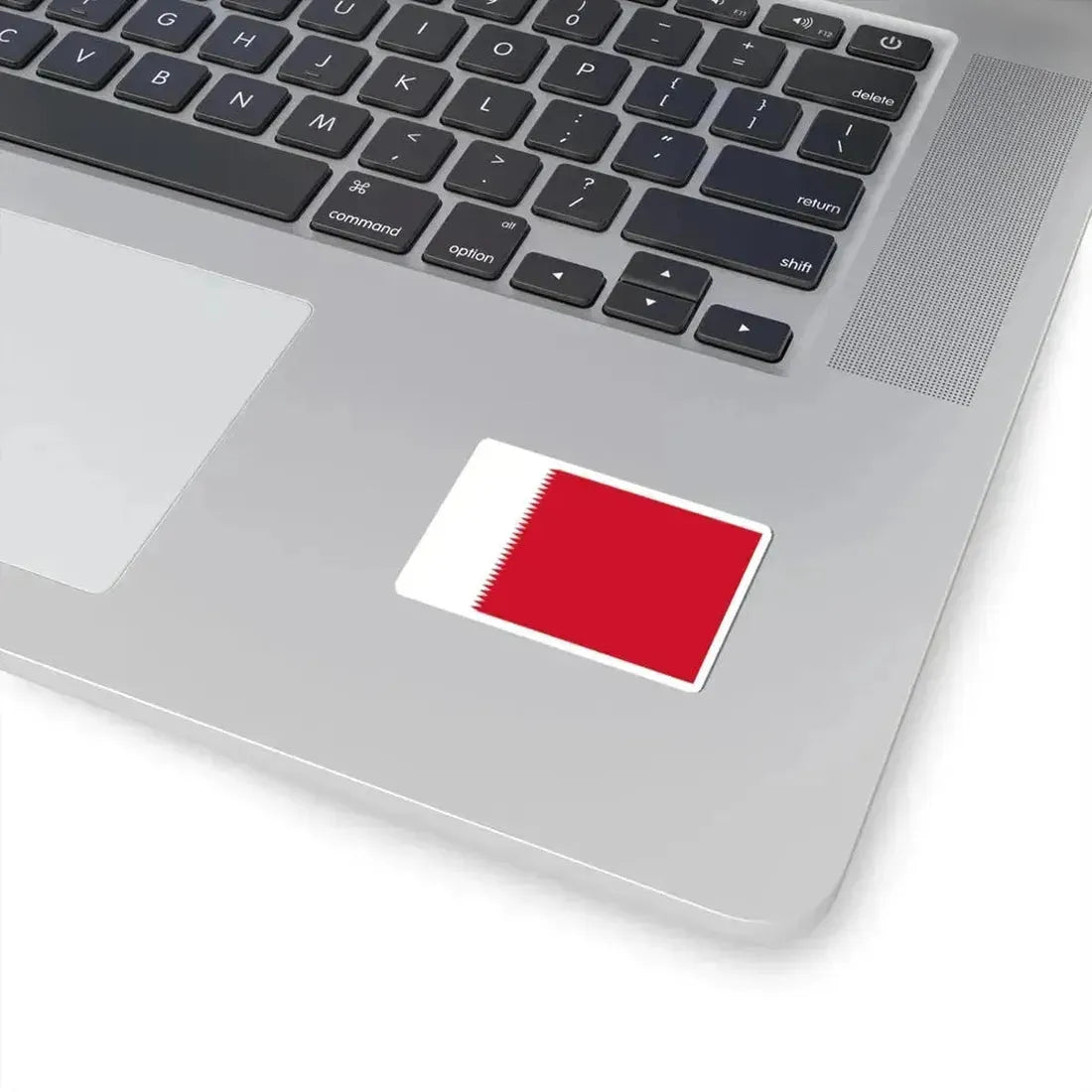 Flag of Bahrain 1932-1972 3-2 (Bahrain) STICKER Vinyl Kiss-Cut Decal - The Sticker Space