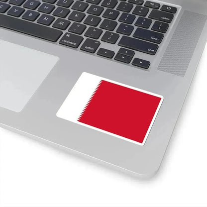 Flag of Bahrain 1932-1972 (Bahrain) STICKER Vinyl Kiss-Cut Decal - The Sticker Space