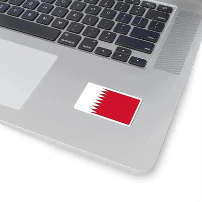 Flag of Bahrain 1972-2002 (Bahrain) STICKER Vinyl Kiss-Cut Decal - The Sticker Space