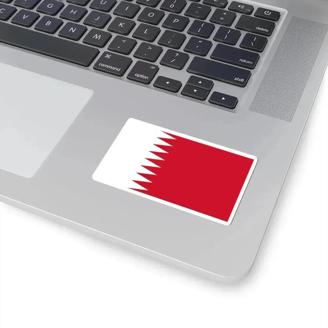 Flag of Bahrain 1972-2002 (Bahrain) STICKER Vinyl Kiss-Cut Decal - The Sticker Space