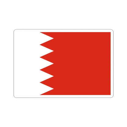 Flag of Bahrain 3-2 (Bahrain) STICKER Vinyl Kiss-Cut Decal 3 Inch White - The Sticker Space