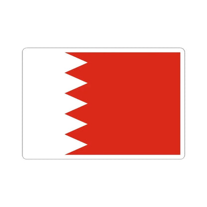 Flag of Bahrain 3-2 (Bahrain) STICKER Vinyl Kiss-Cut Decal 4 Inch White - The Sticker Space